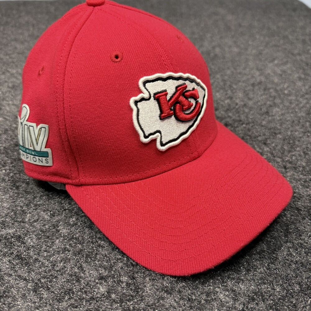 Kansas City Chiefs Super Bowl LIV New Era Adjustable Hat Champions Size S/M